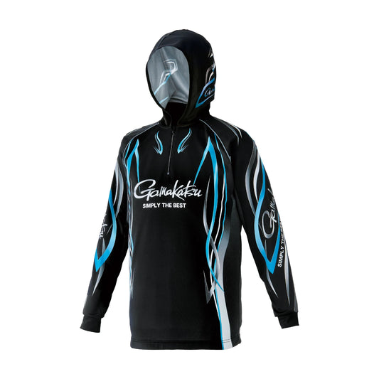 Gamakatsu Quick Dry Hooded Fishing Shirts + Mask