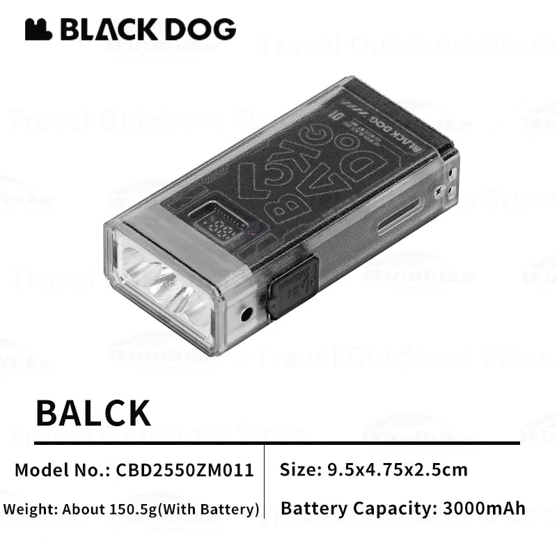 Naturehike BLACKDOG Flashlight 3000LM Waterproof