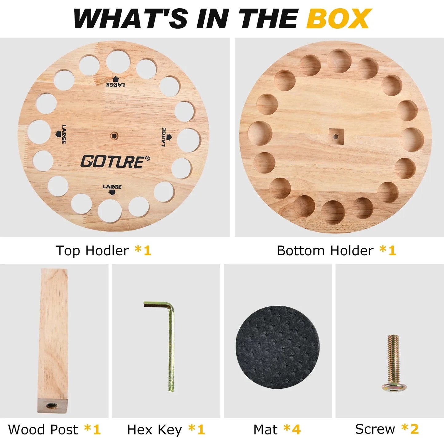 Goture Fishing Rod Holders Vertical Rod Holder Wall Mount Modular For Garage Fishing Pole Display Stand Fixed Frame 16 hole