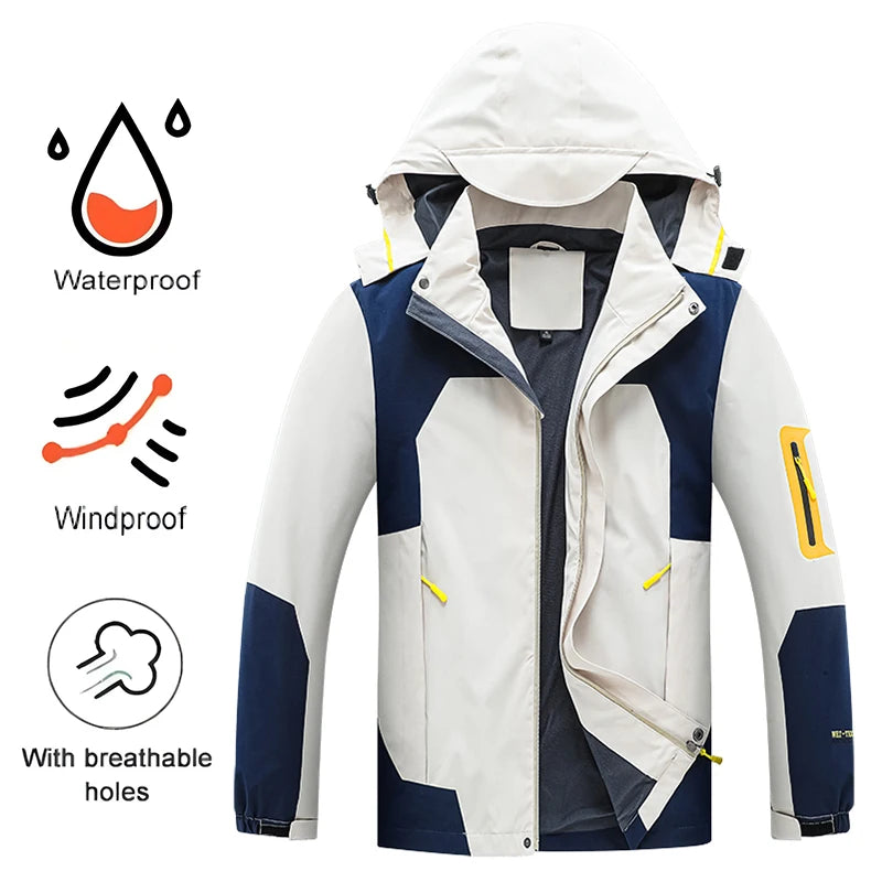 Unisex Windbreaker Jackect Hooded