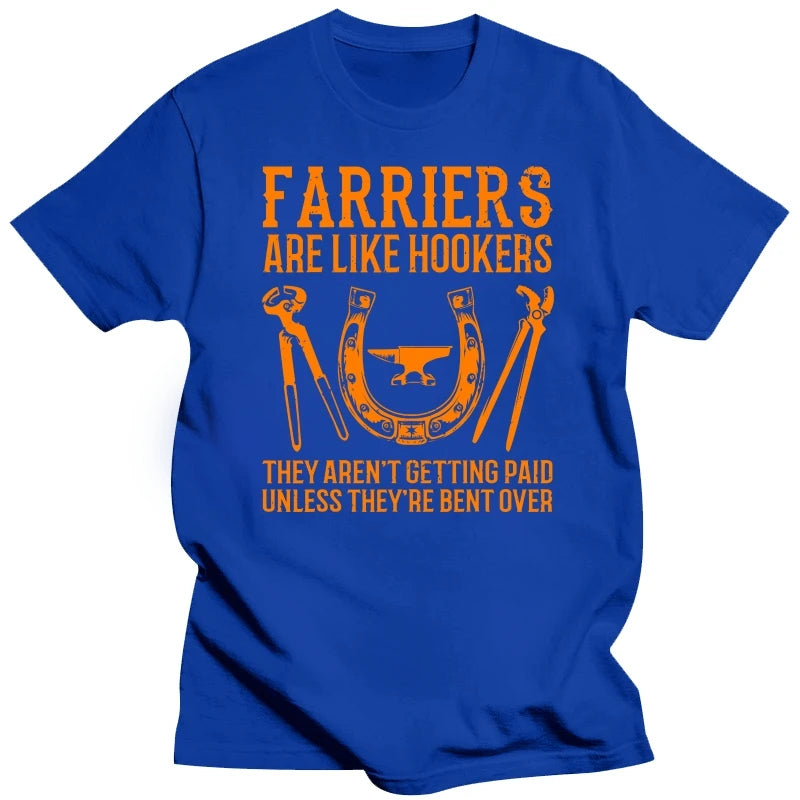 Funny Farrier Gift For Men Women Cool Blacksmith Forger Gag T-Shirt