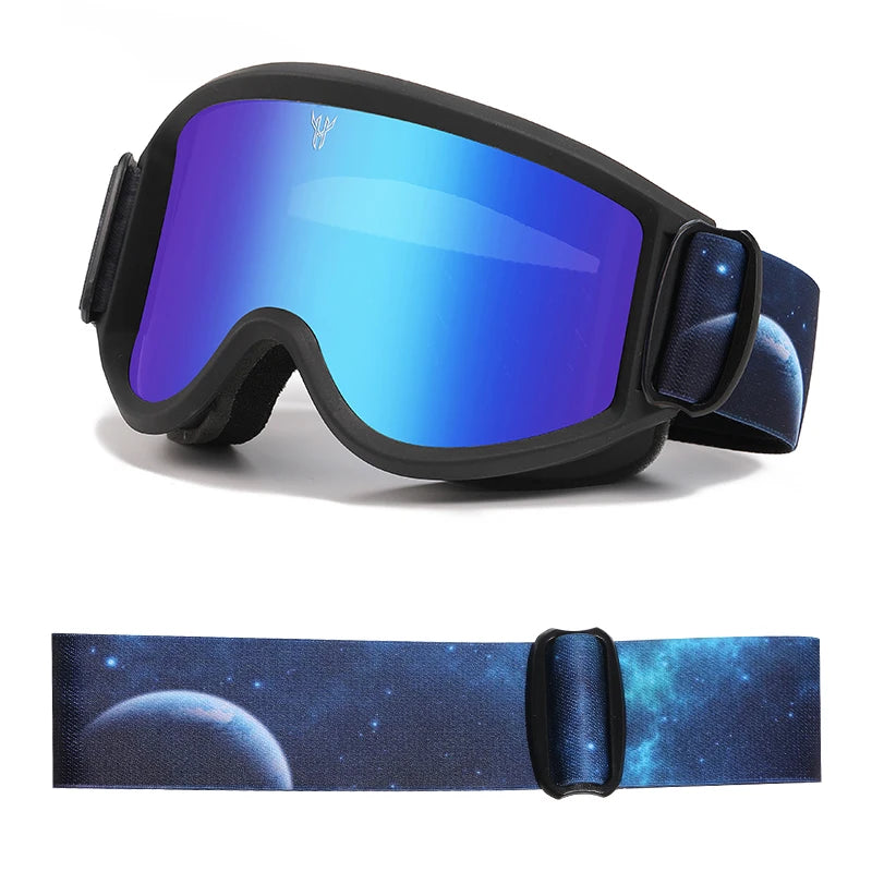 Skiing Goggles Windproof Cycling Motorcycle Goggles Winter Anti-Fog Snowboard Ski Glasses Ski Mask Tactical Goggle Sunglasses