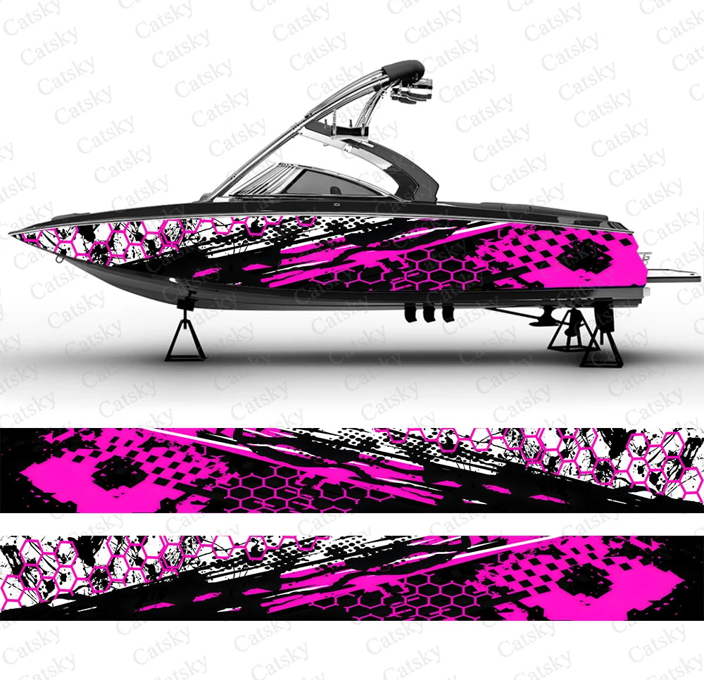 Honeycomb Custom Boat Wraps