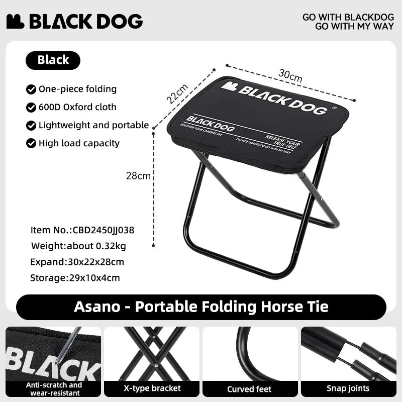 Blackdog Outdoor Folding Chair Camping Folding Stool