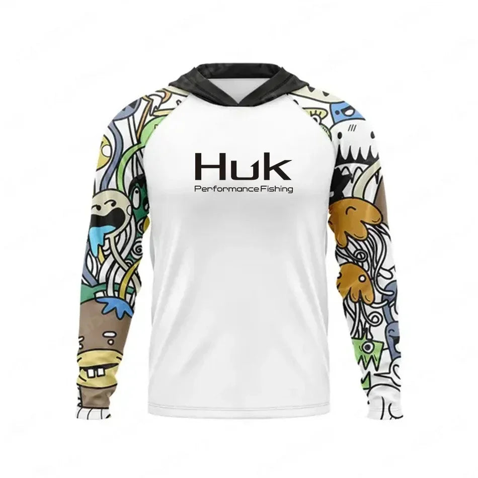 HUK Hooded Fishing Shirts