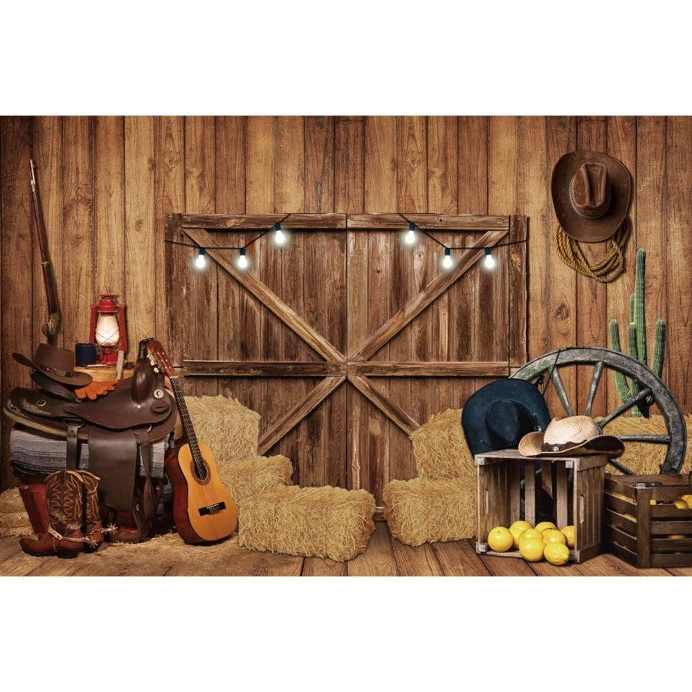 Western Cowboy Party Backdrops