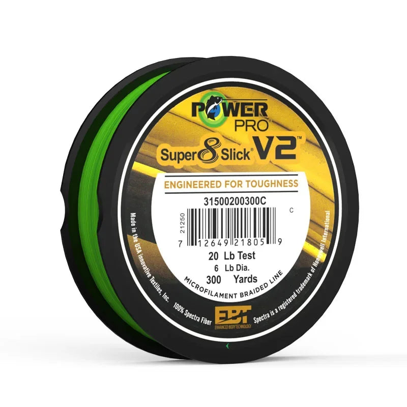 NEW POWER PRO SSV2 Braided Spectra Fishing Line - Length: 300yds, size: 10-80lb USA PE Braid Line for Sea Fishing