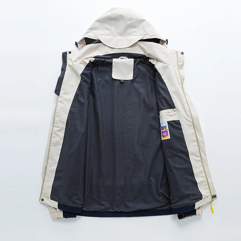 Unisex Windbreaker Jackect Hooded