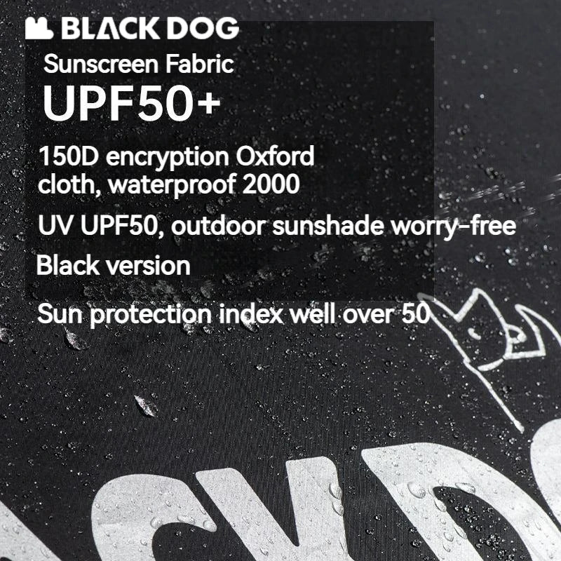 Naturehike BLACKDOG Sunscreen Canopy Black Coating Tarp Rainproof Ultralight