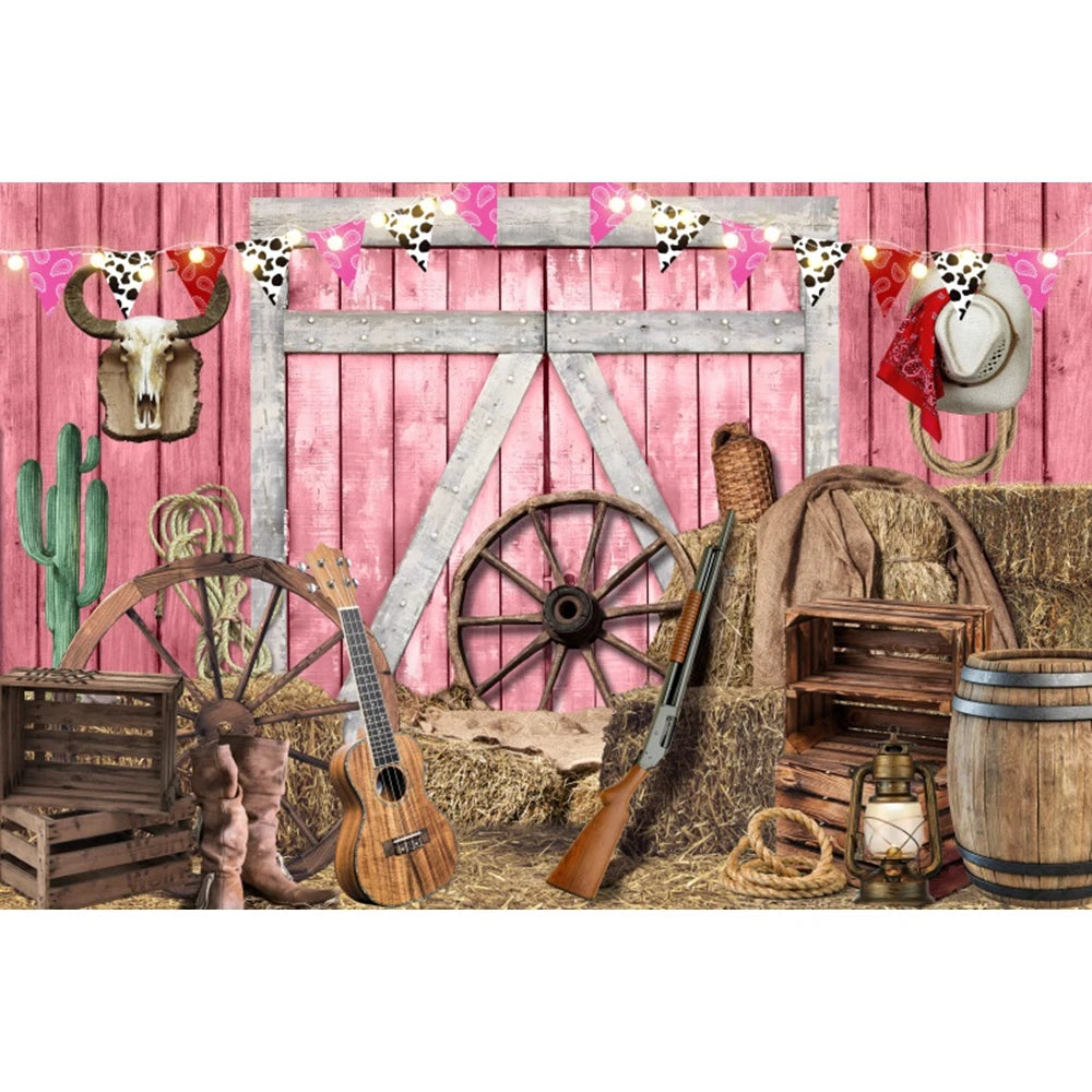 Western Cowboy Party Backdrops
