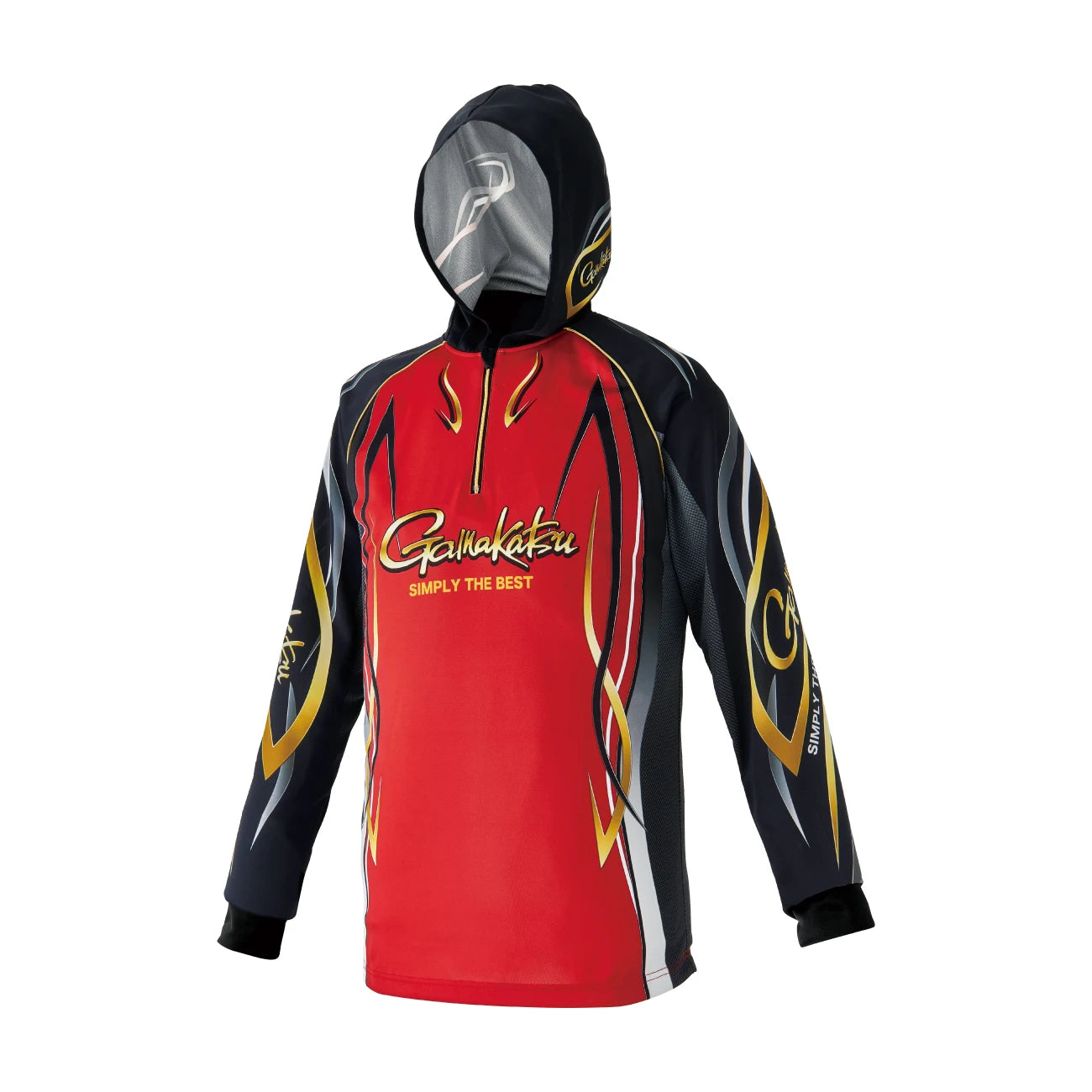 Gamakatsu Quick Dry Hooded Fishing Shirts + Mask