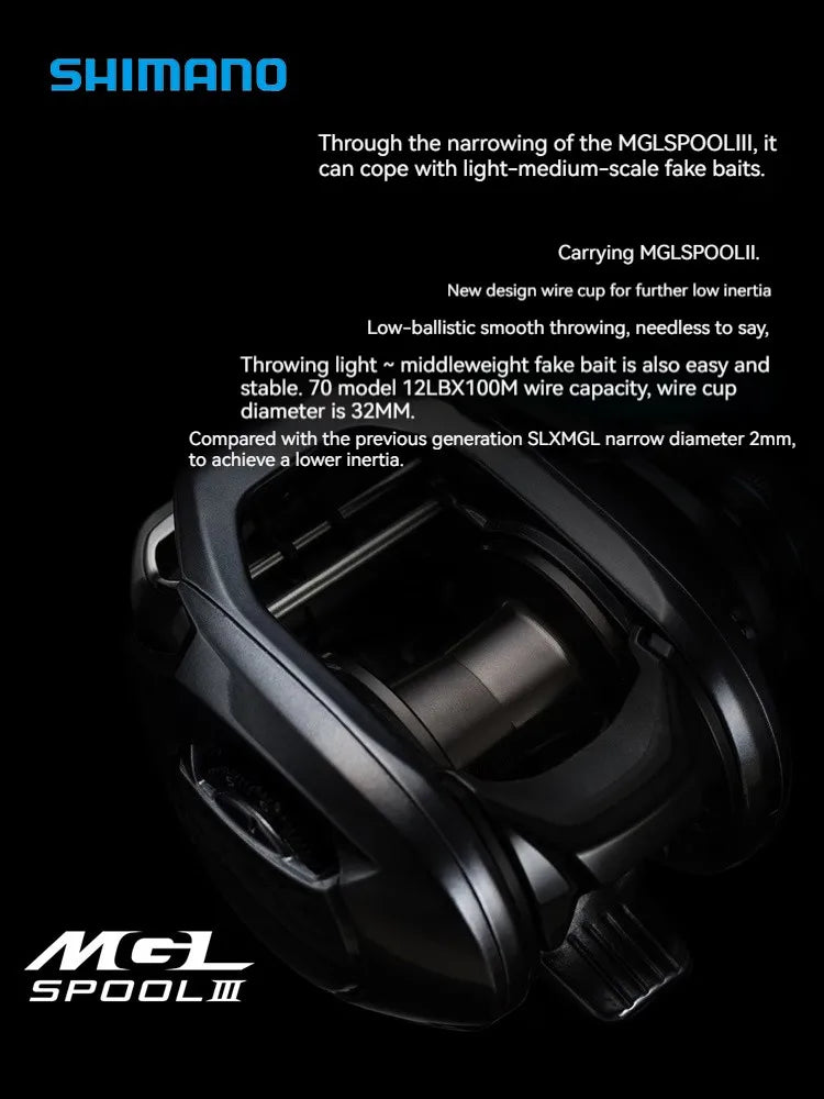 SHIMANO 2024 NEW SLX MGL Baitcaster