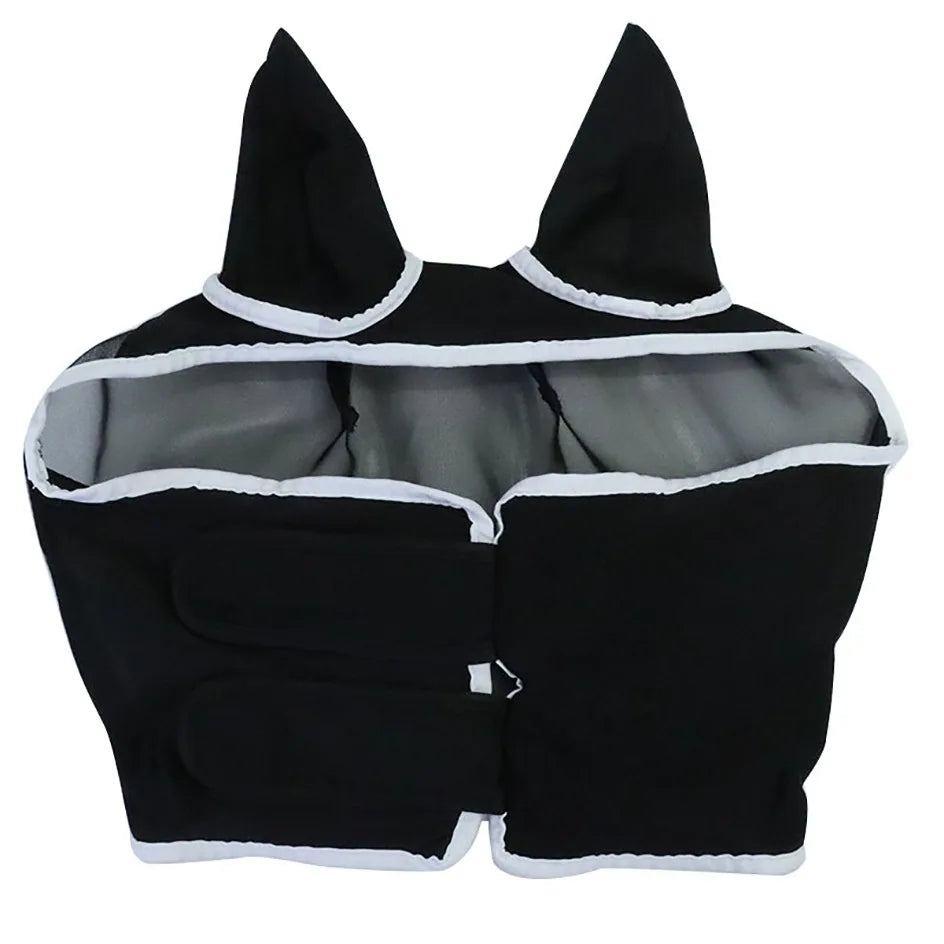 Anti-mosquito Fly Mask  Multi-size Breathable  Suitable for pony, cob and Full  Horses