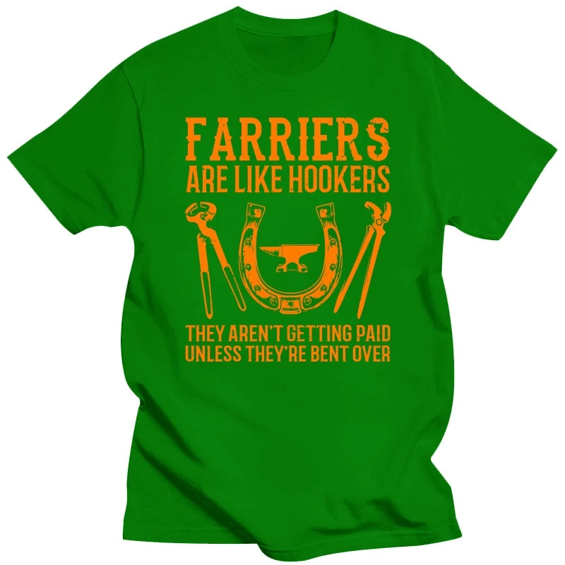 Funny Farrier Gift For Men Women Cool Blacksmith Forger Gag T-Shirt