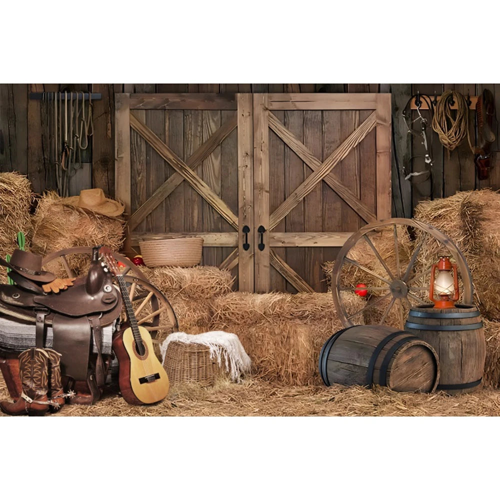 Western Cowboy Party Backdrops