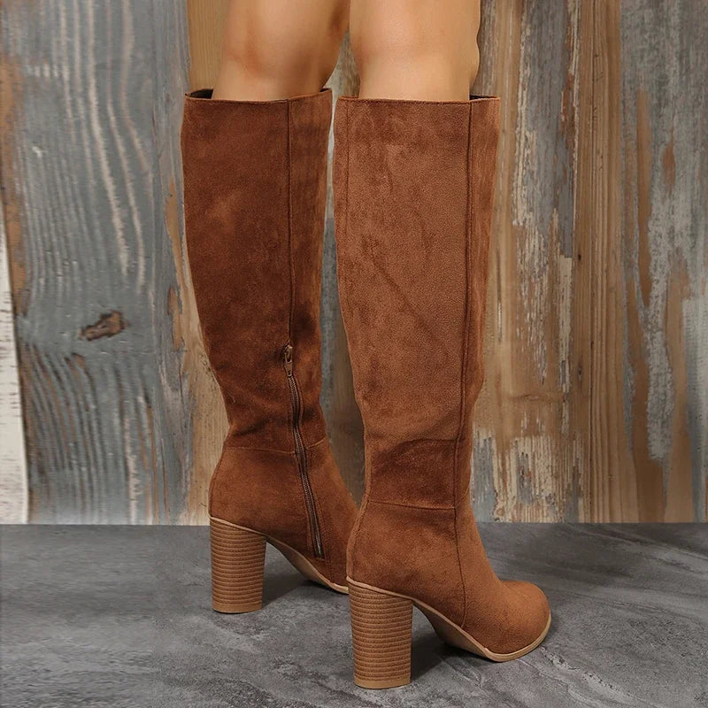 Ladies Knee High Dress/Formal High Heeled Boots