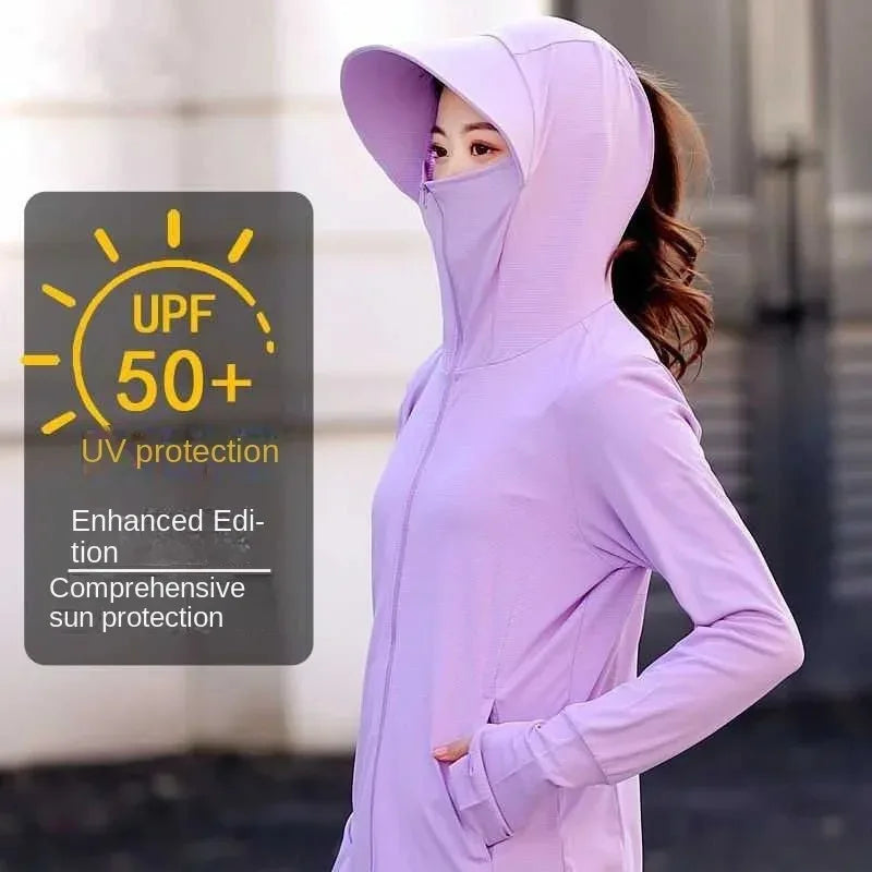 Women's Jacket with Hood UV Protection