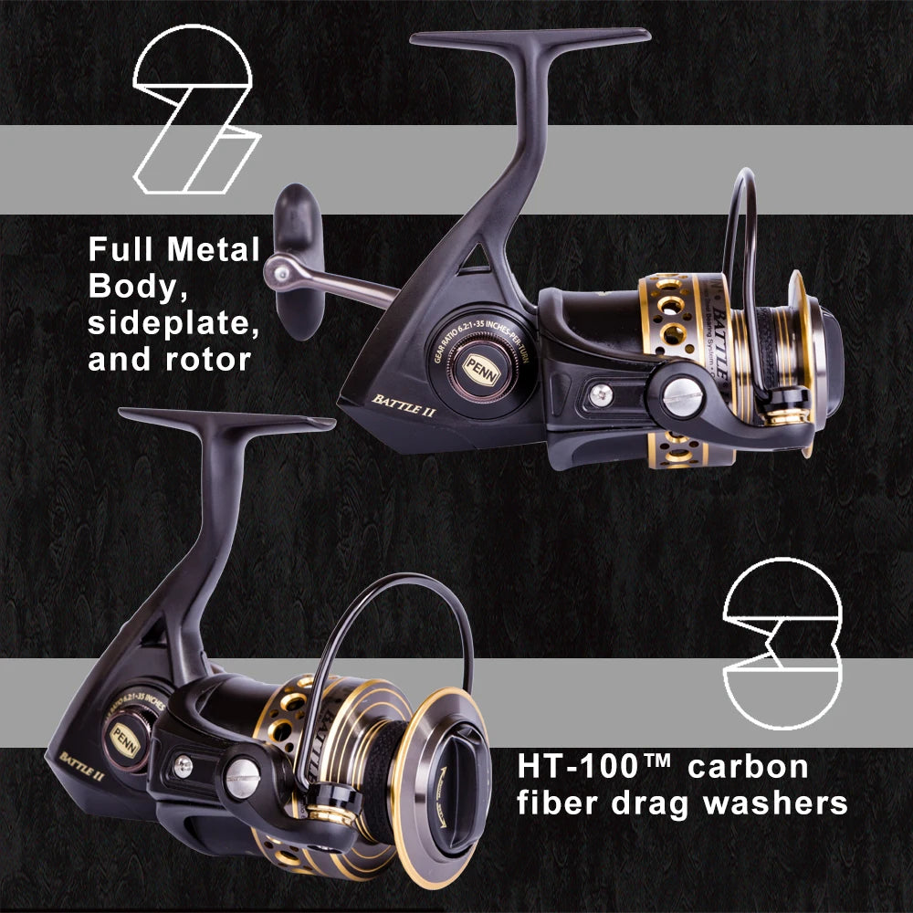 2024 Penn Battle II 2500-8000 Spinning Reel