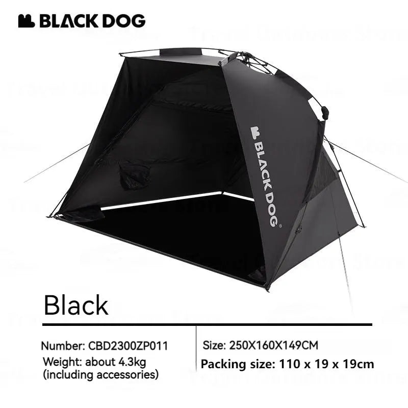 Naturehike BLACKDOG 150D Waterproof Automatic Beach Shell Sun Protection