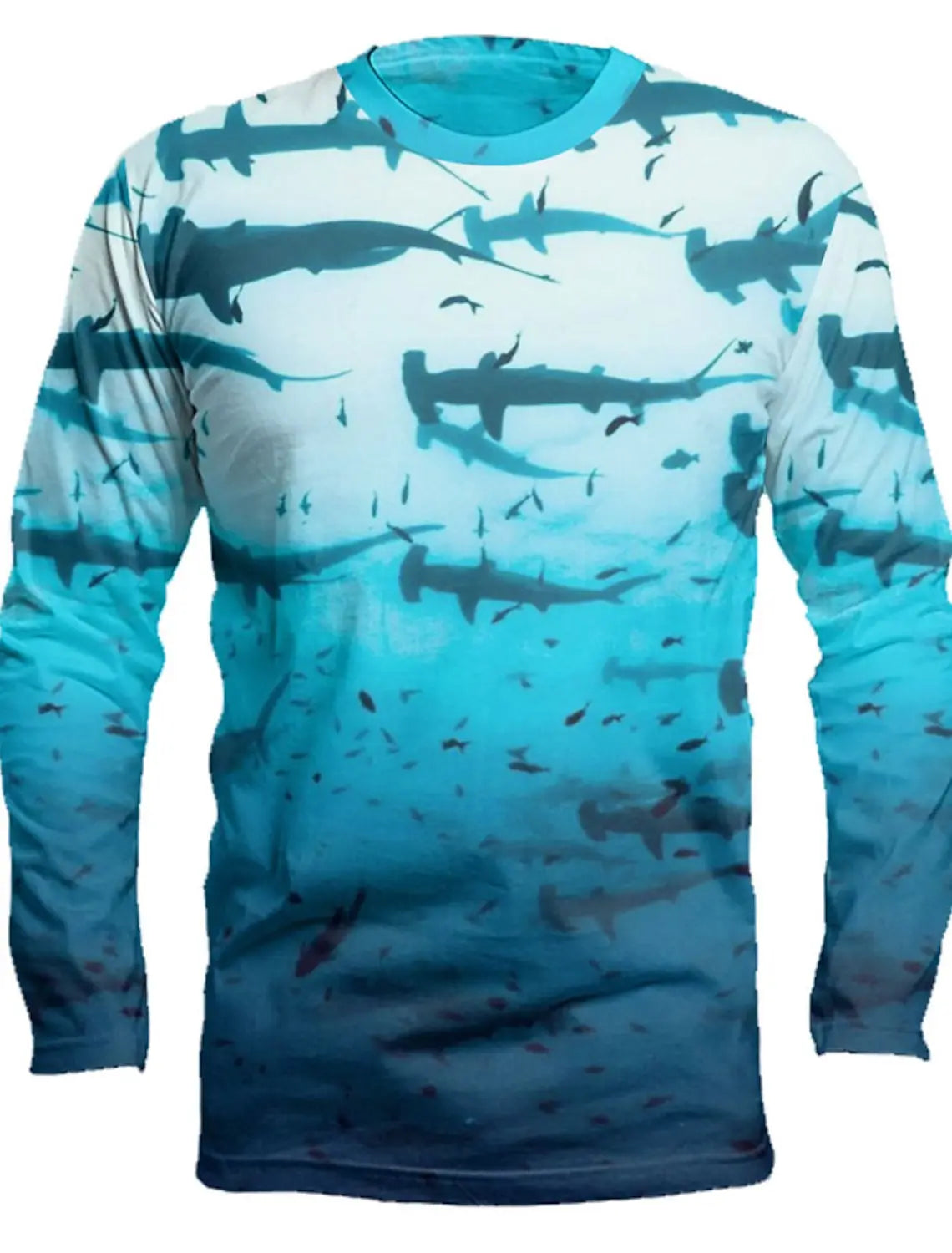 Men's Fishing Shirt Outdoor Long Sleeve UV Protection Breathable Quick Dry Lightweight Sweat Wicking Top Summer Spring Fishing