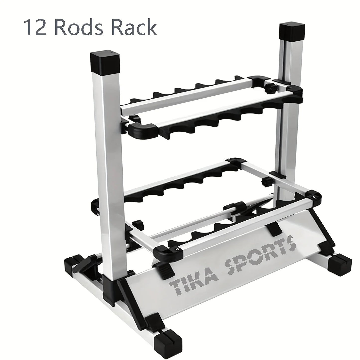 Aluminum Fishing Rack 12/24 Rod Capacity