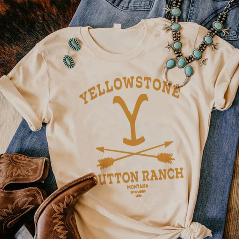 Yellowstone Ladies Short Sleeve Tshirts