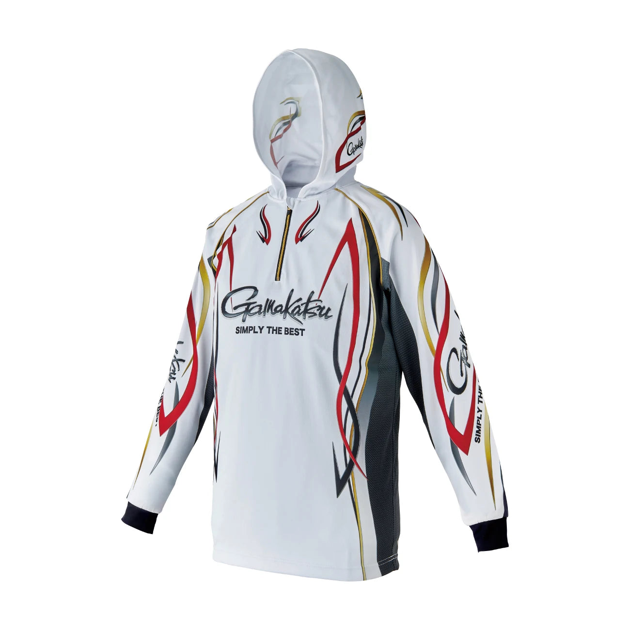 Gamakatsu Quick Dry Hooded Fishing Shirts + Mask