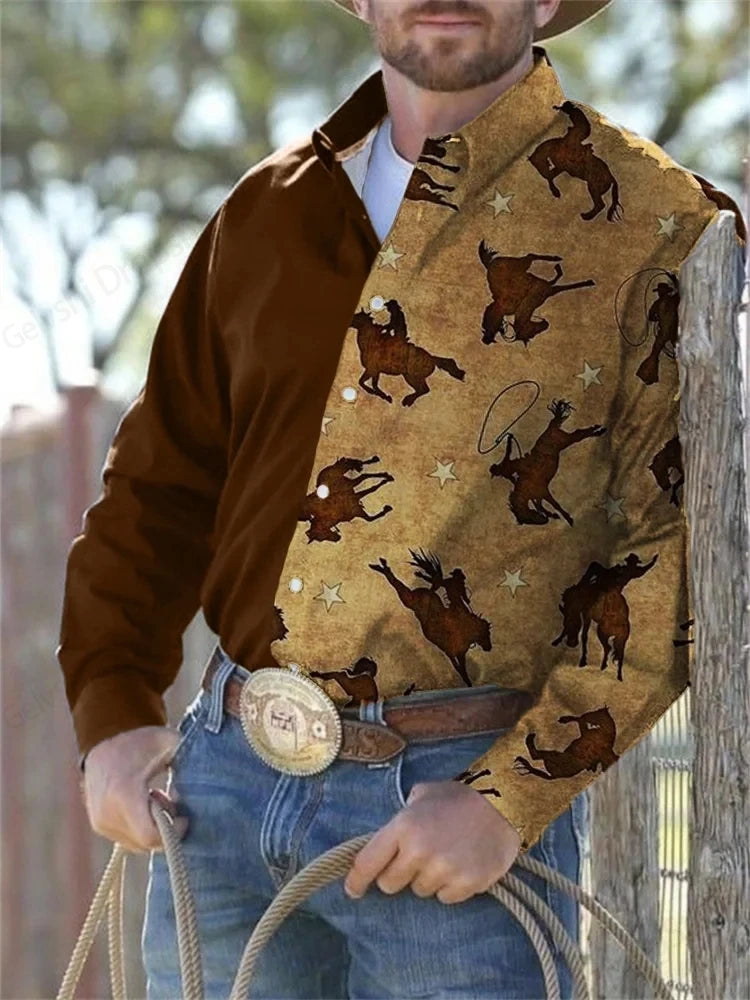 Rough Neck Cowboy Long Sleeve Work/Play Shirts