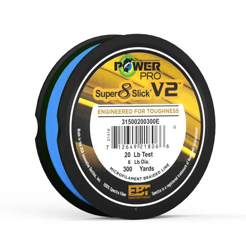 NEW POWER PRO SSV2 Braided Spectra Fishing Line - Length: 300yds, size: 10-80lb USA PE Braid Line for Sea Fishing