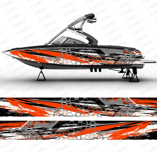 Honeycomb Custom Boat Wraps