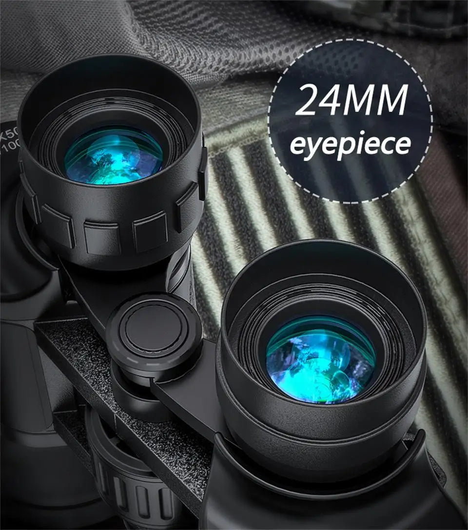 50000M German Military 20X50 Zoom HD BAK4-Prism Powerful Binoculars Long Range Professional