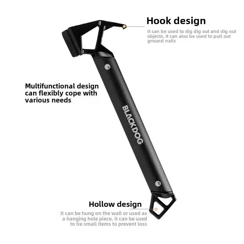 Blackdog Outdoor Multi-functional Tool Camping Tent Stake Hammer