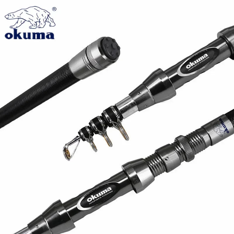 OKUMA New Carbon Telescopic Rock Rods