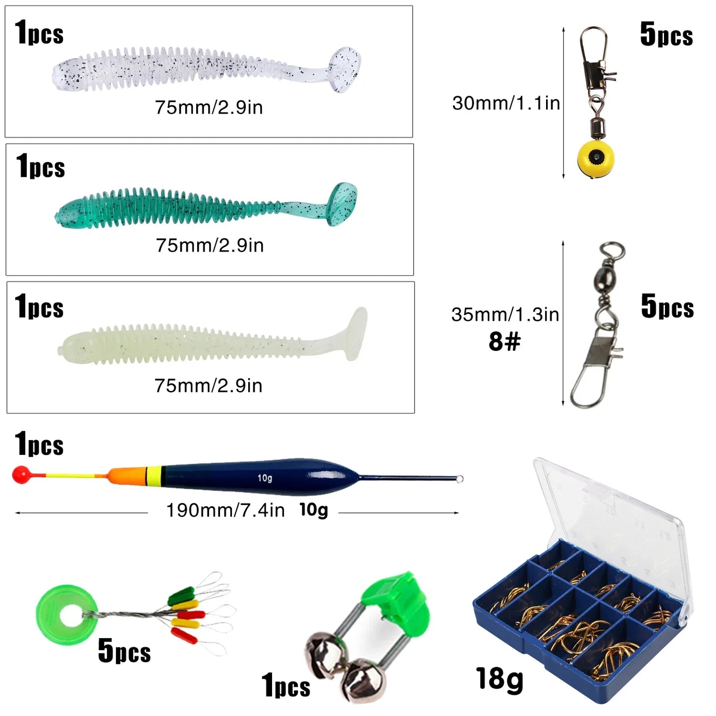 Sougayilang Baitcasting Fishing Rod and Reel Combos