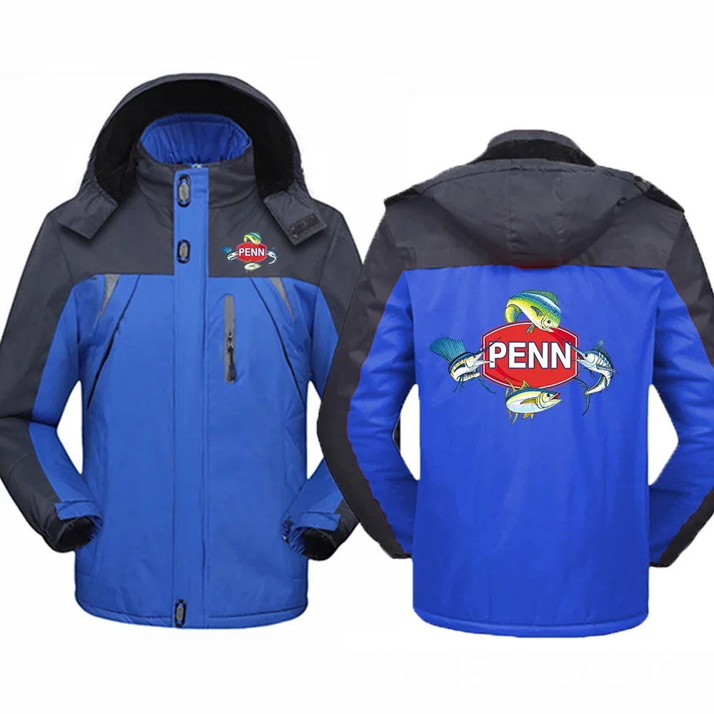 Penn hooded windbreaker jacket