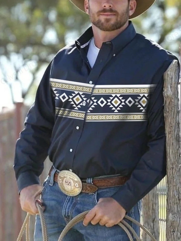 Rough Neck Cowboy Long Sleeve Work/Play Shirts