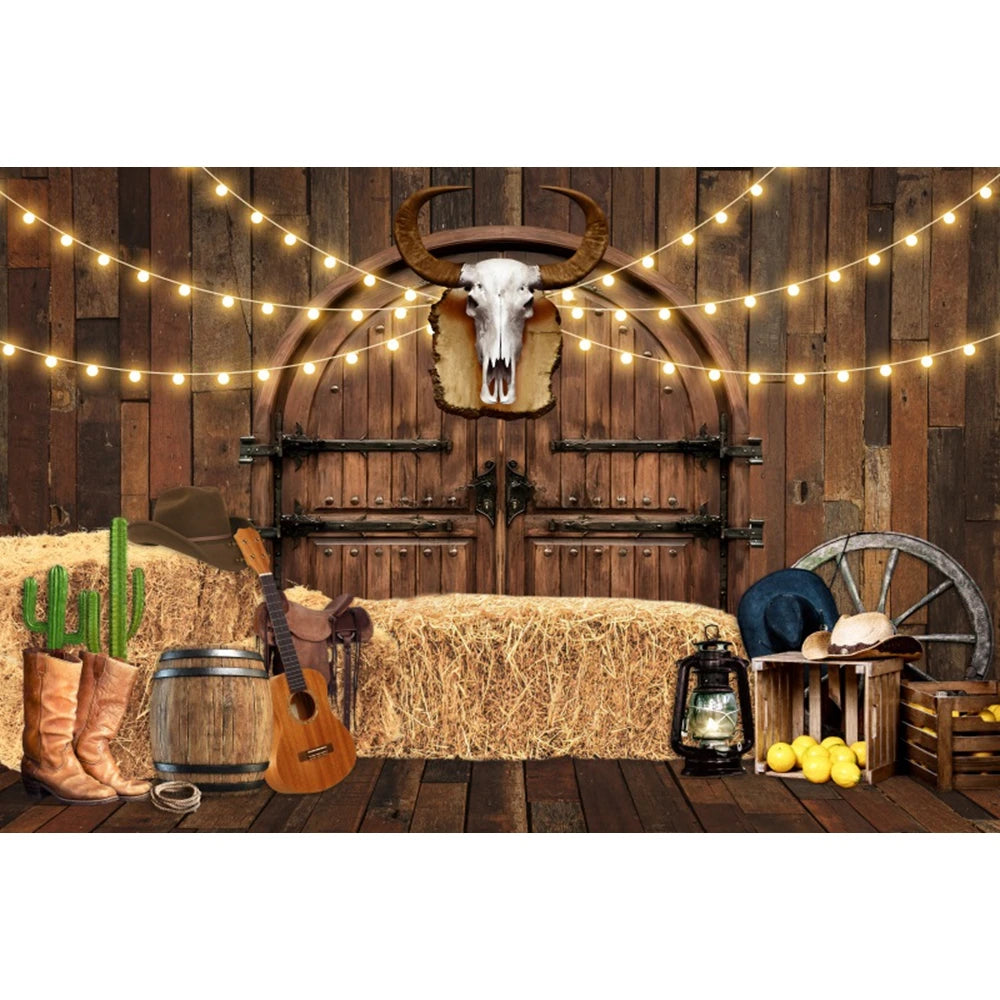 Western Cowboy Party Backdrops