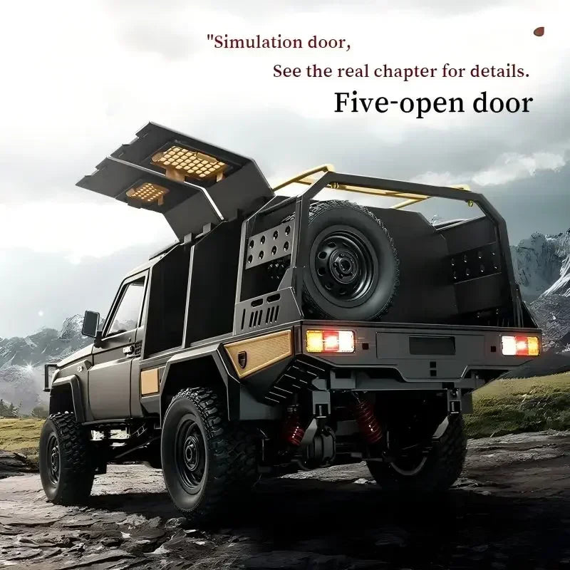 MN82S MN82 Pro Remote Controlled Climbing Off-road Vehicle 1:12 Full scale 4WD For Toyota LC79 Simulation RC Model Toy Rc Car