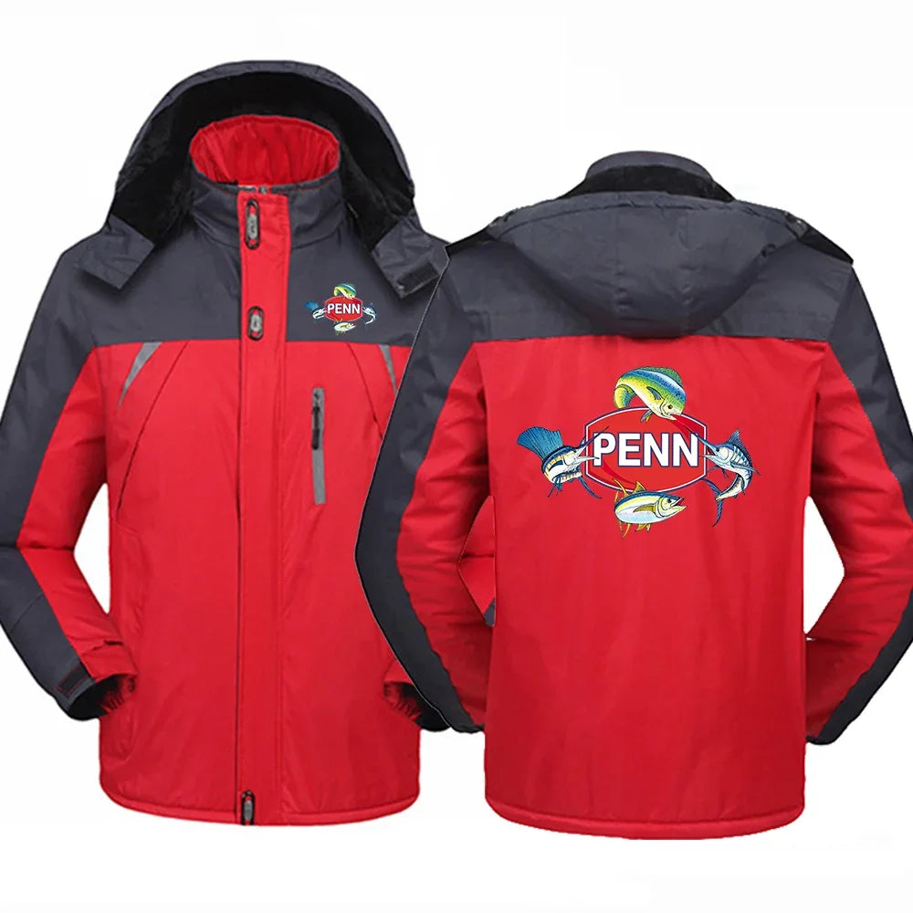 Penn hooded windbreaker jacket