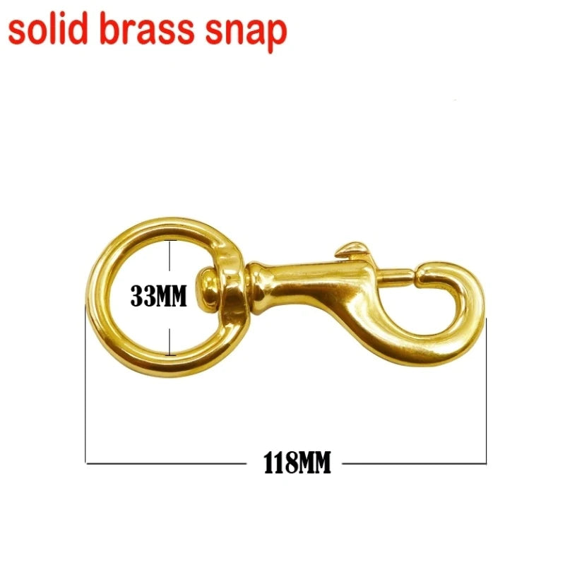 Horse Training Lead Rope 14MM to 15MM With Brass Snap Hook