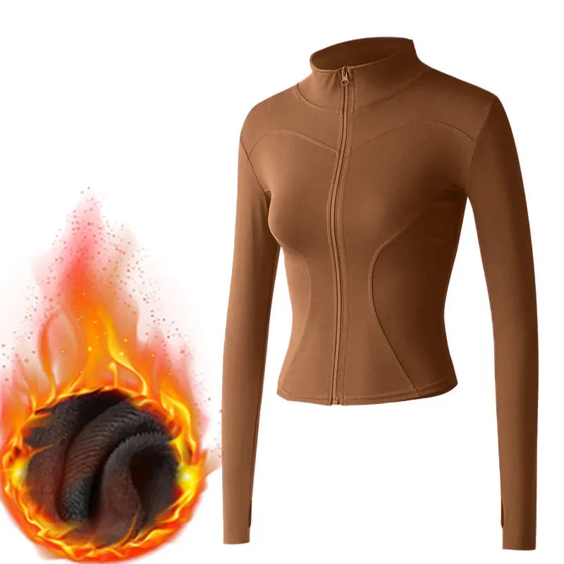 MXLLINA Winter Thermal Riding Horse Jacket Women