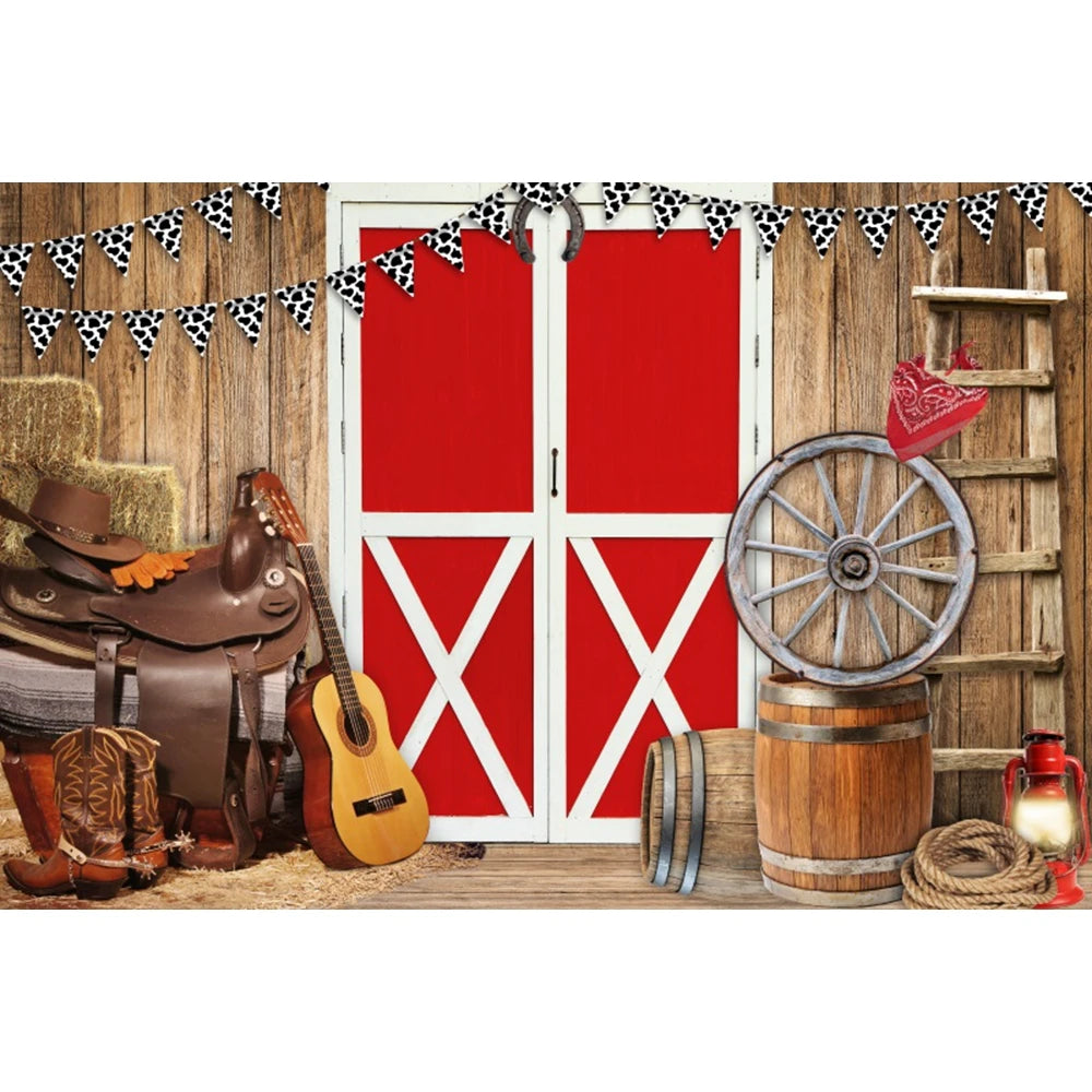 Western Cowboy Party Backdrops