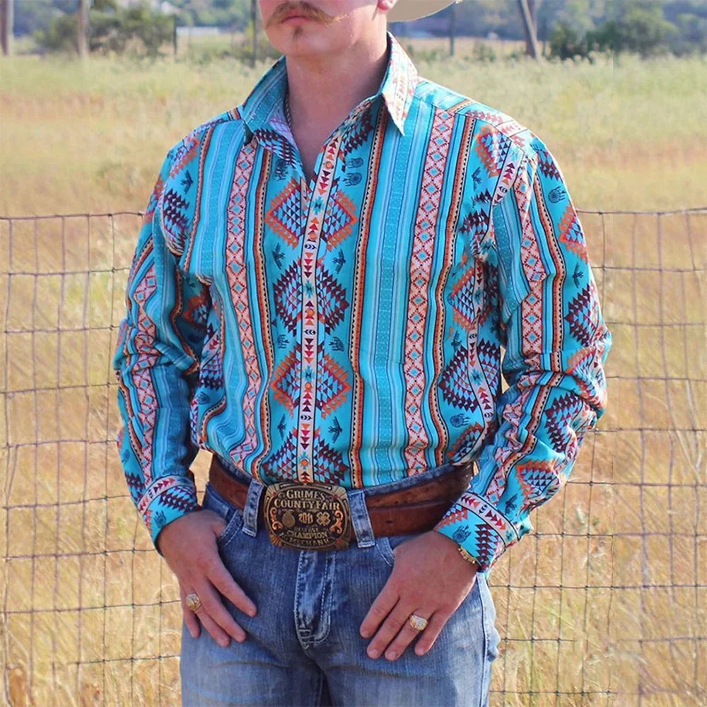 Mad Brahma Long Sleeve Rodeo Shirts