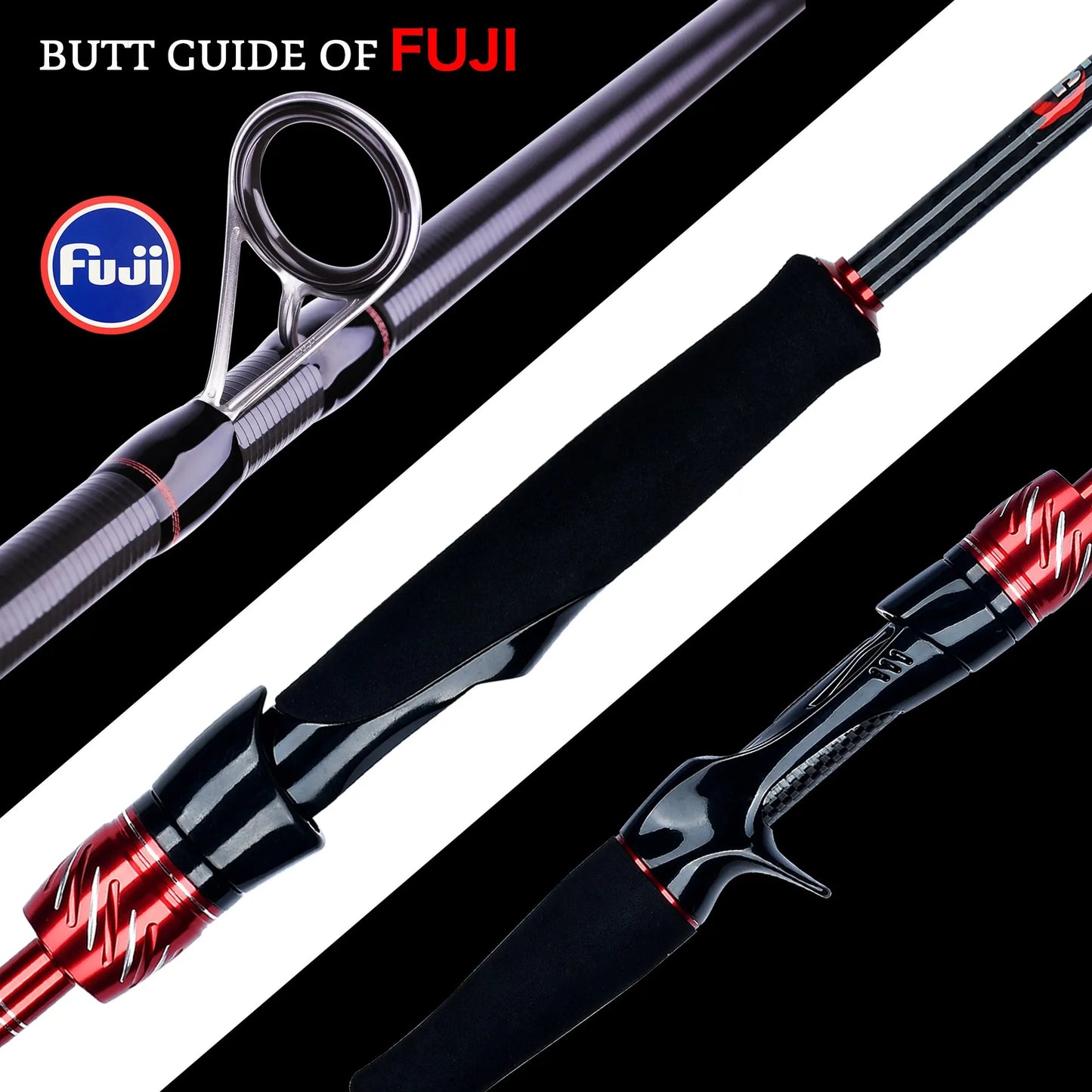 Traveller Spin/Baitcaster rods with superior FUJI eyelets