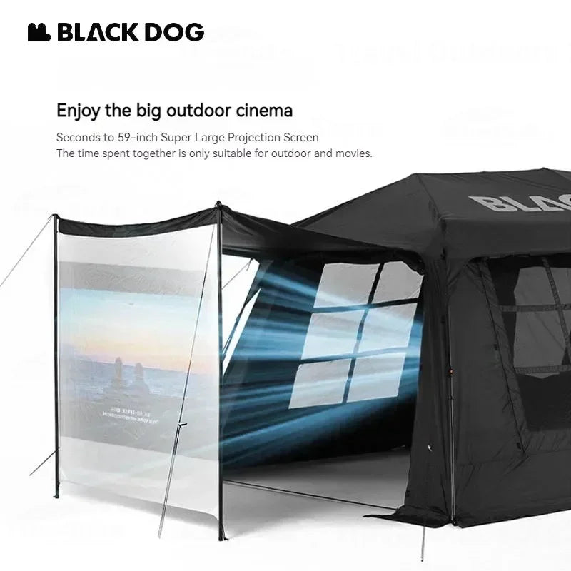 Naturehike BLACKDOG Cabin Tent Camping Automatic Family Tent for 5-8 People