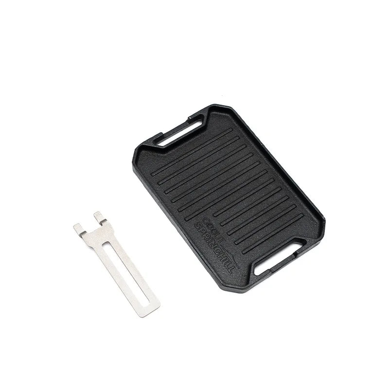 Mini Camping Grill Cast Iron Non-stick