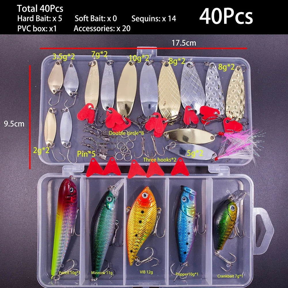 Mutli-packs Crankbaits/Soft plastics/Metal Spoons