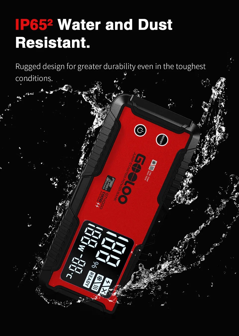 GOOLOO 12V Car Jump Starter 4000A Car Battery Starter 24000mAh Portable Power Bank Booster Auto Starting Device Emergency Start