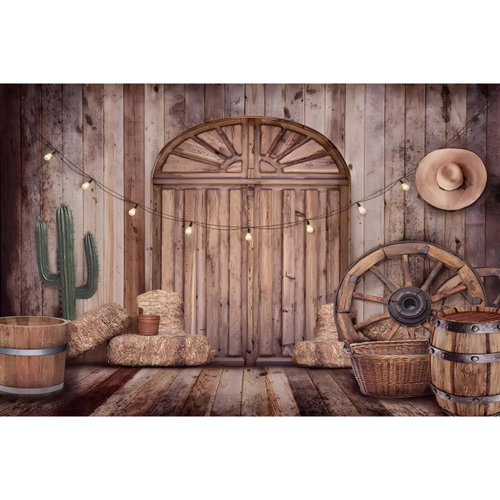 Western Cowboy Party Backdrops