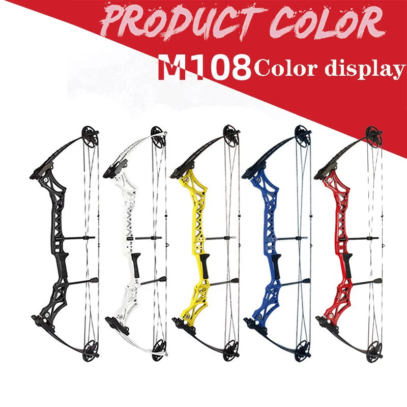 JUNXING M108 Compound Bow 30-55lbs Hunting Fishing Competition Compound Bow Archery
